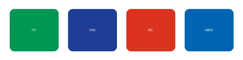 小蓝视频支持的支付方式包括PIX、信用卡和借记卡